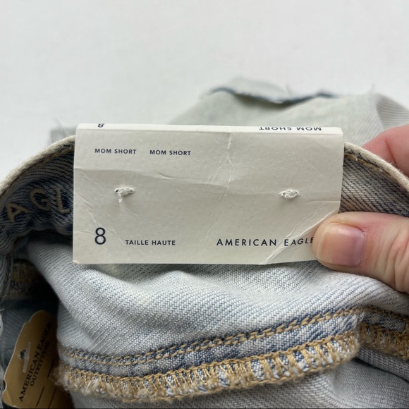 NWT American Eagle Mom Shorts High Rise - Picture 10 of 12